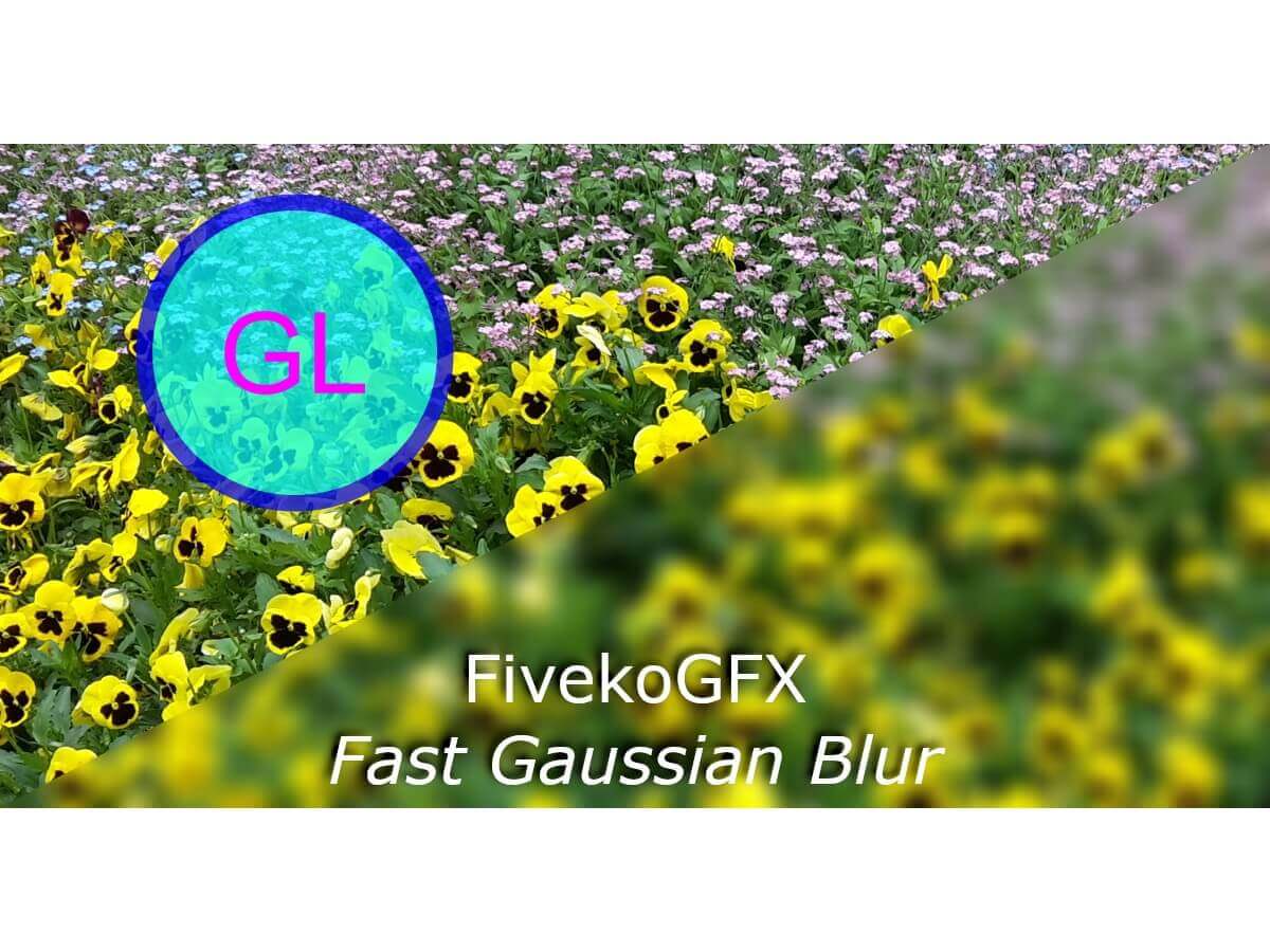 Gaussian filter in OpenGL/WebGL