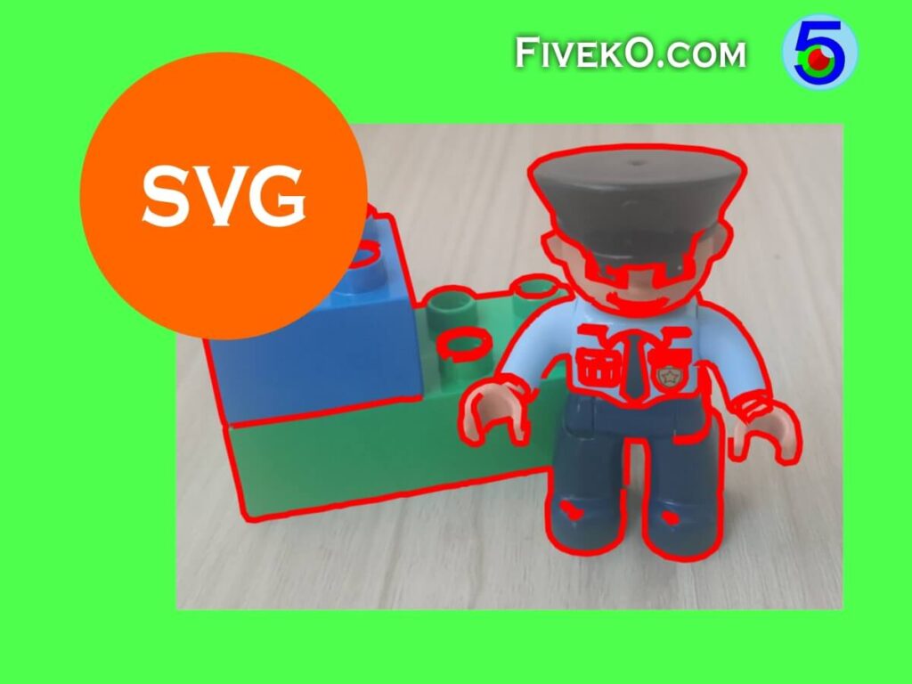 Picture Outlines Extraction - SVG
